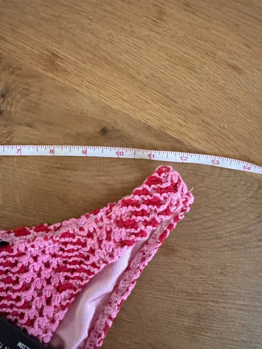 Triangl Maia Alina Crochet Bikini Bottom — Pink | XXS | Cheeky | NWT